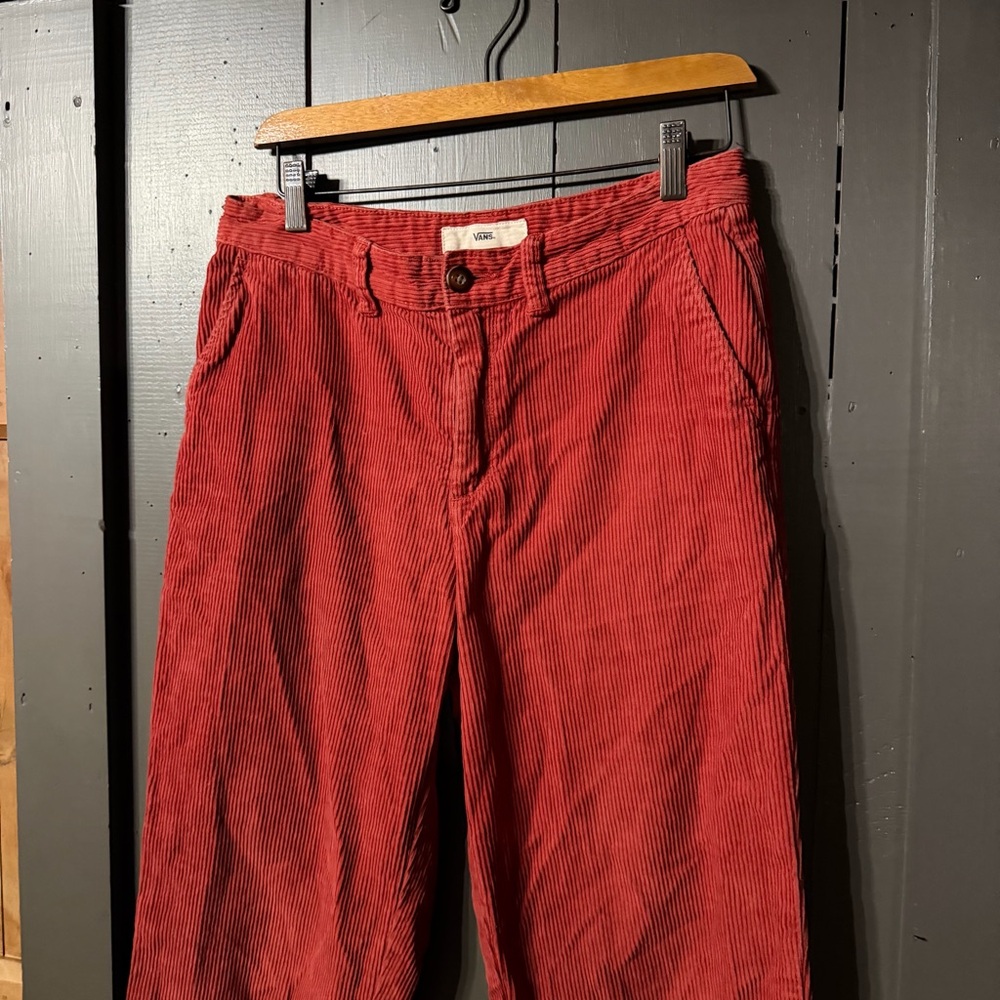 Vans Red Corduroy Pants - Picture 5 of 14